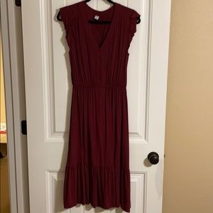 Maroon Dress